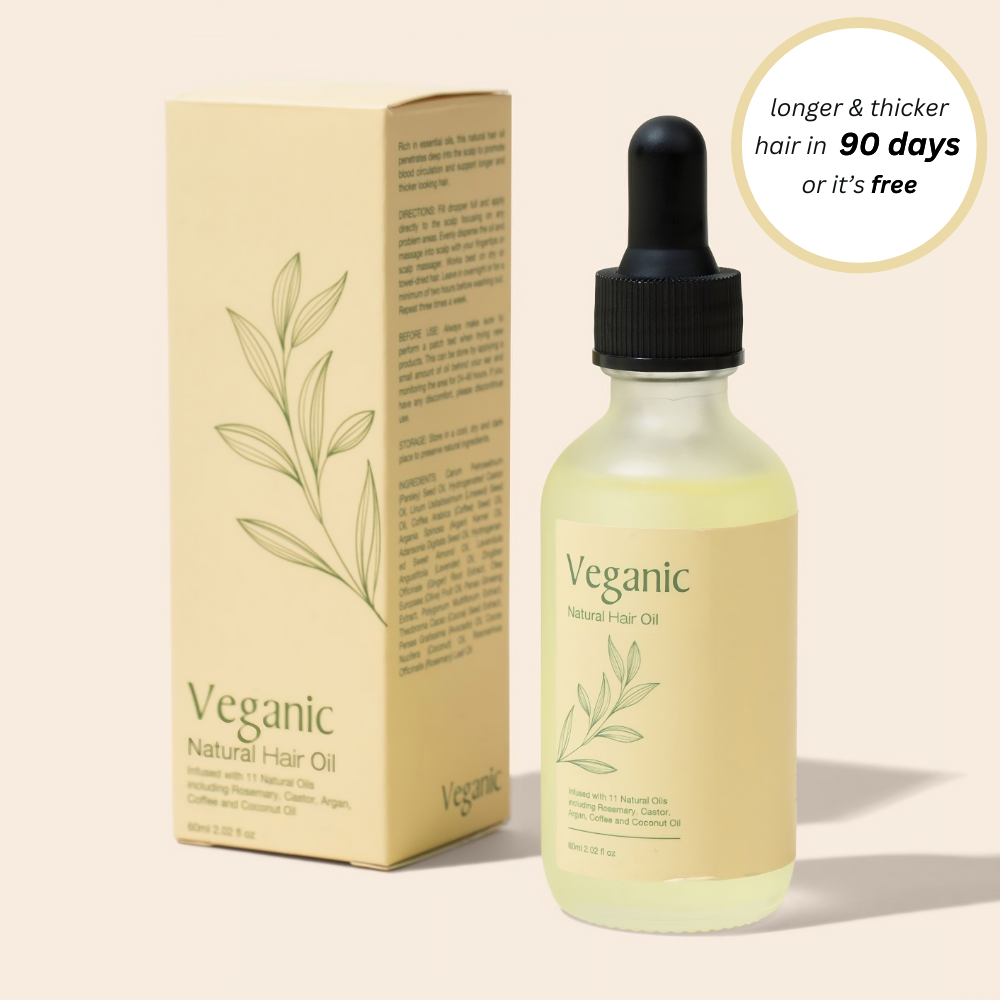 Labor Day Sale - Veganic Natural Hair Growth Oil