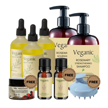 End of Year Sale - Veganic Natural Hair Growth Oil